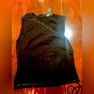 DKNY assymetrical top with star design